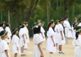 京田辺シュタイナー学校の秋と冬